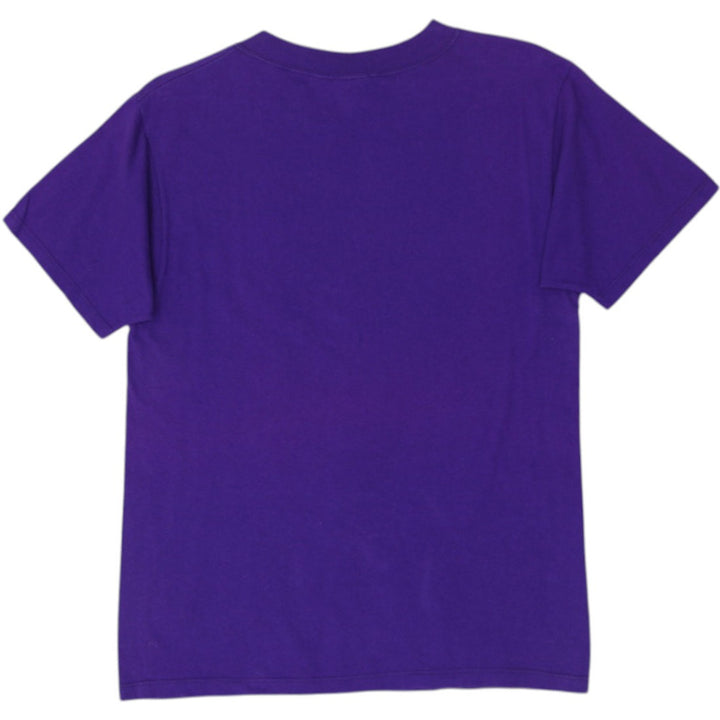 Vintage 90s Toronto Raptors Slam Dunk Action NBA Purple Basketball T-Shirt M | Migration_T-Shirts - Side View | Fashion Rerun