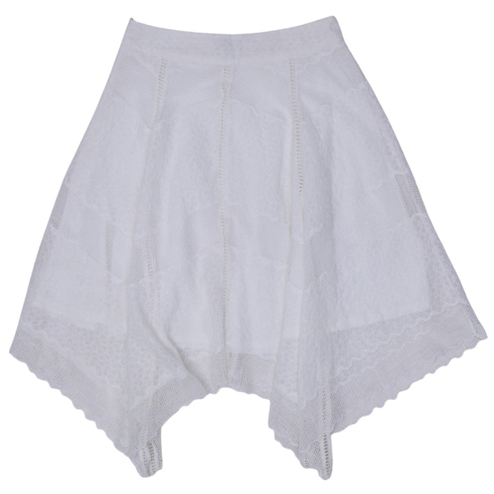Y2K Ladies Annabella White Hanky Skirt