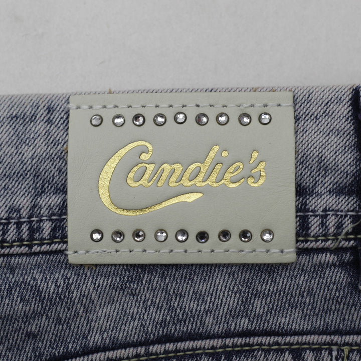 Ladies Candies Bootcut Distressed Acid Wash Denim Jeans Size 30