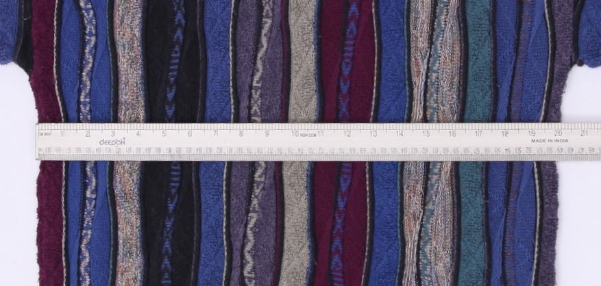 Vintage J. Ferrar Coogi Style Abstract Textured Chunky Crewneck Sweater L