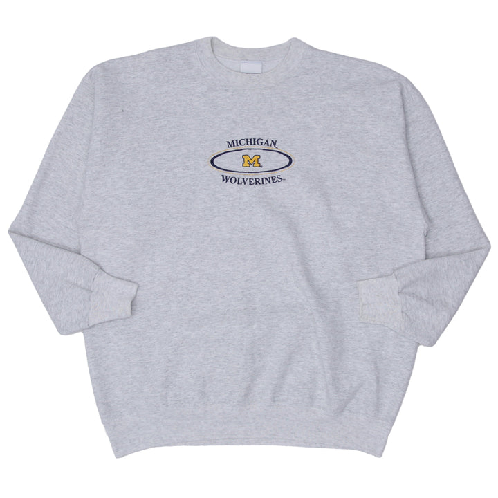 Vintage Hanes Heavyweight Michigan Wolverines Sweatshirt Made in USA Size XL - Fashion Rerun Vintage Migration_Sweaters