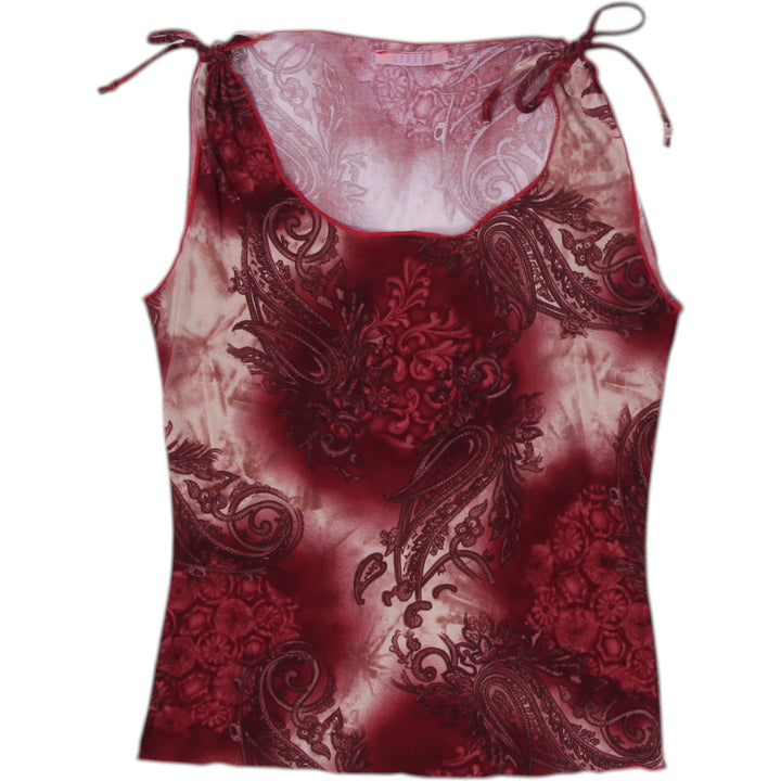 Y2K Paisley Mesh Tank Top Size XS | Migration_Y2K Tops | Fashion Rerun