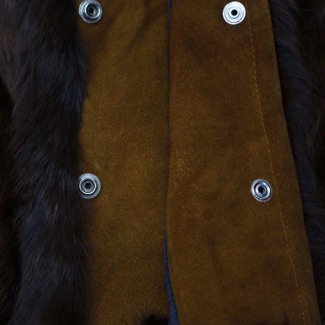 60's Vintage Korean Souvenir Fur | Muskrat Fur | Migration_Fur Antiques - Alternate View | Fashion Rerun