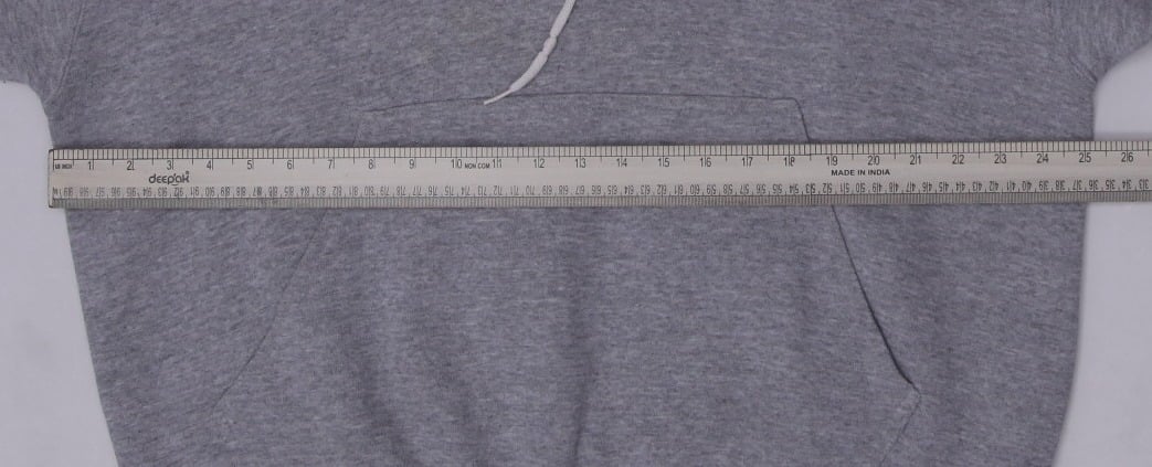 Vintage 90’s Nike Small Swoosh Gray Heather Pullover Hoodie L | Migration_Hoodies - Alternate View | Fashion Rerun