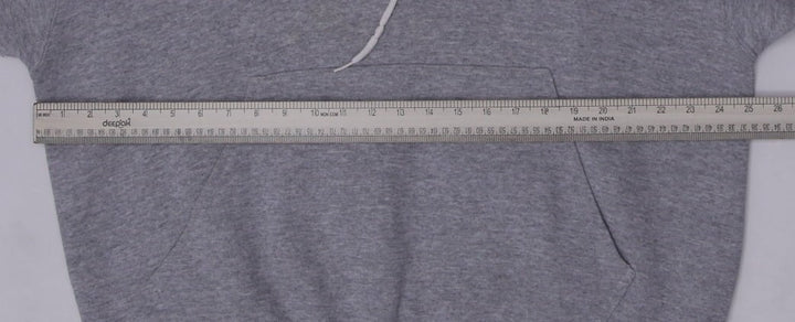 Vintage 90’s Nike Small Swoosh Gray Heather Pullover Hoodie L | Migration_Hoodies - Alternate View | Fashion Rerun