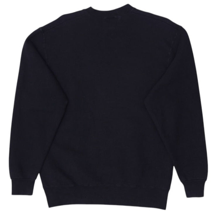 Vintage Salem Sportswear Silver & Black Raiders Black Sweatshirt L | Migration_Sweatshirt - Side View | Fashion Rerun