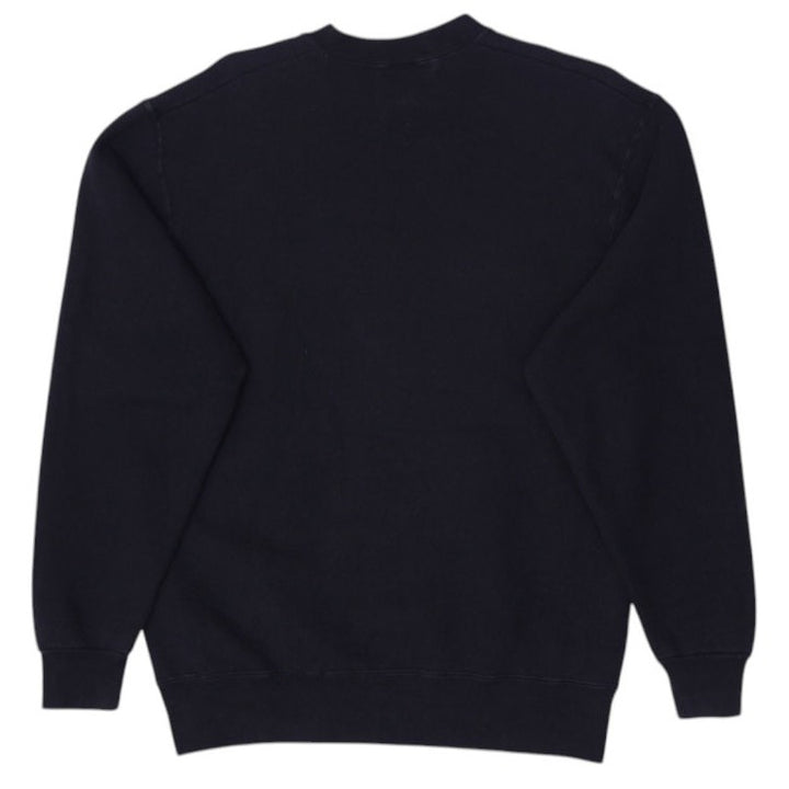 Vintage Salem Sportswear Silver & Black Raiders Black Sweatshirt L | Migration_Sweatshirt - Side View | Fashion Rerun