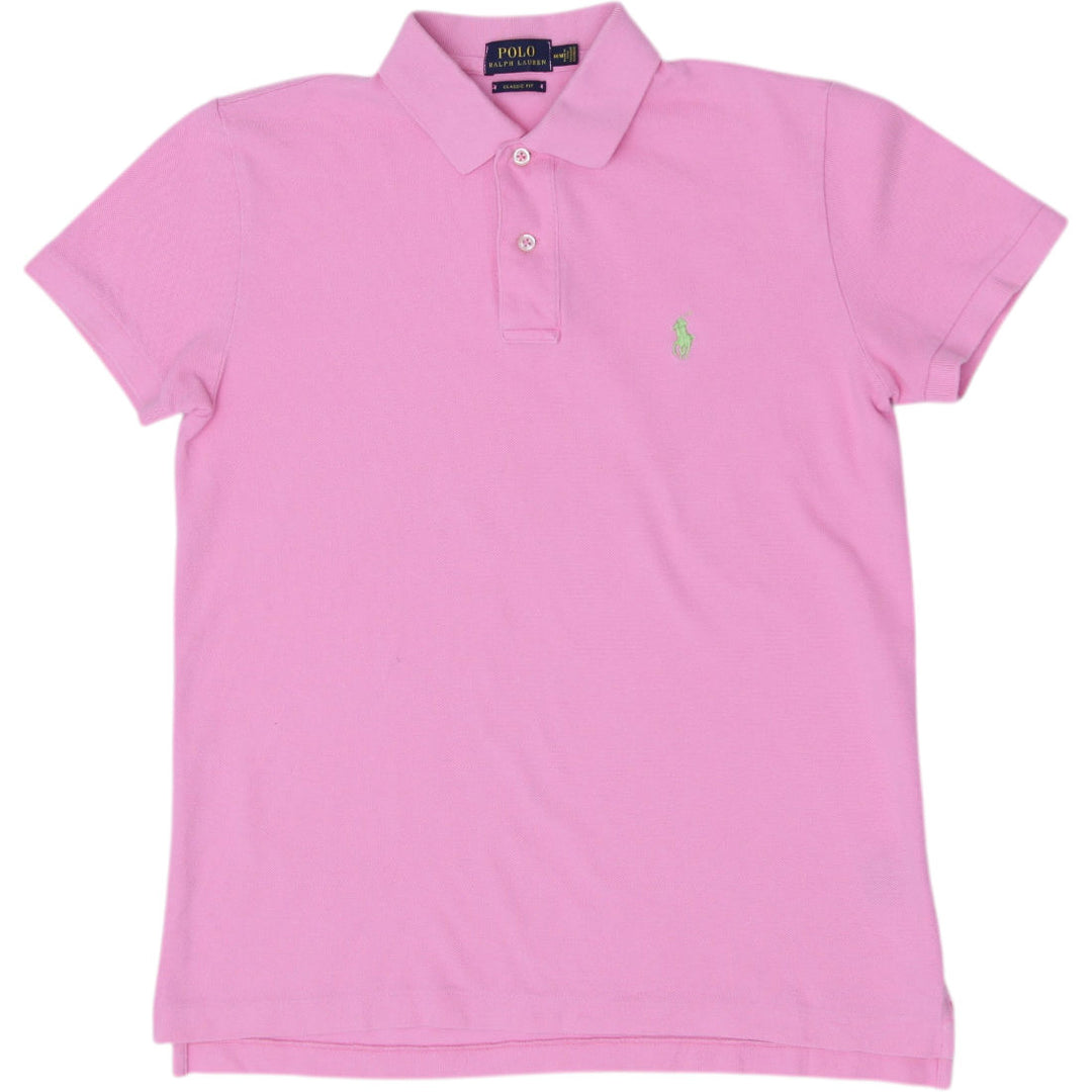 Ladies Polo Ralph Lauren Classic Fit Cotton Piqué Polo T-Shirt Size M