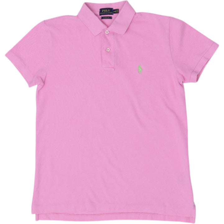 Ladies Polo Ralph Lauren Classic Fit Cotton Piqué Polo T-Shirt Size M