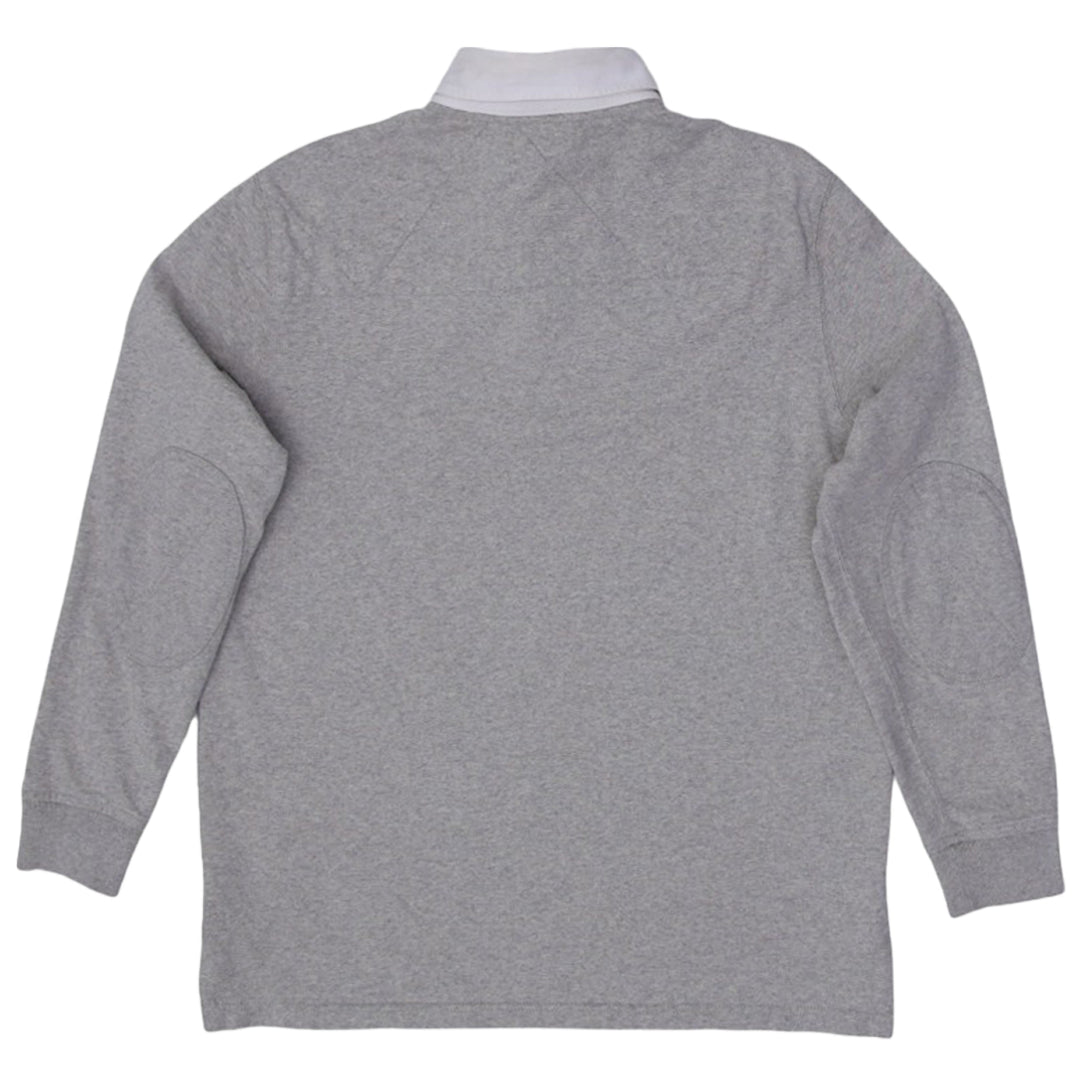 Mens Polo By Ralph Lauren Half Button Long Sleeve Polo Rugby T-Shirt