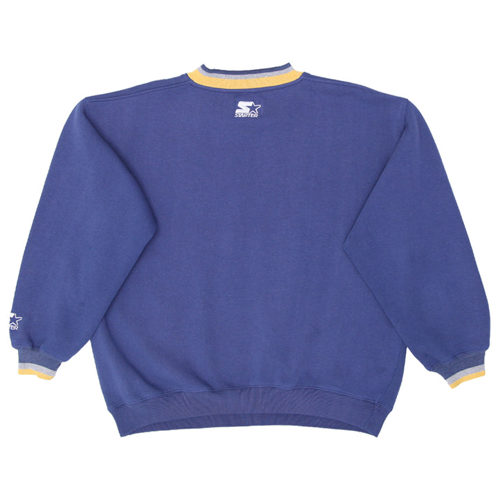 Vintage Starter University of Michigan Embroidered Sweatshirt - Fashion Rerun Vintage Migration_Sweaters