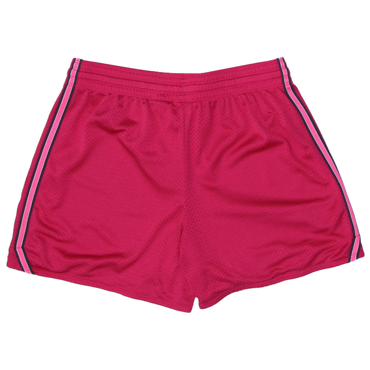 Ladies Embroidered Nike Logo Pink Mesh Sport Shorts