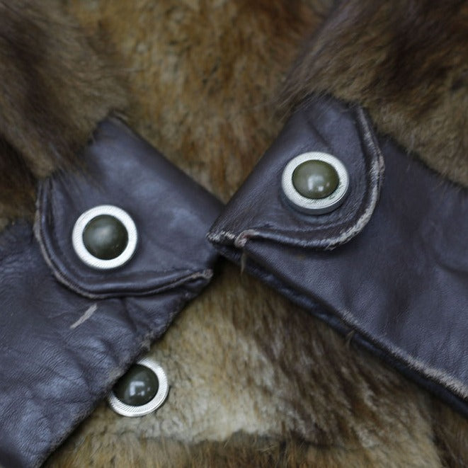 Rare Vintage Eaton’s Fur Salon Mixed Fur & Leather Coat