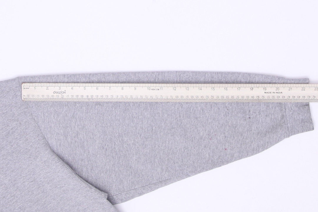 Vintage Mens Nike Sweatshirt Gray Embroidered Swoosh Logo