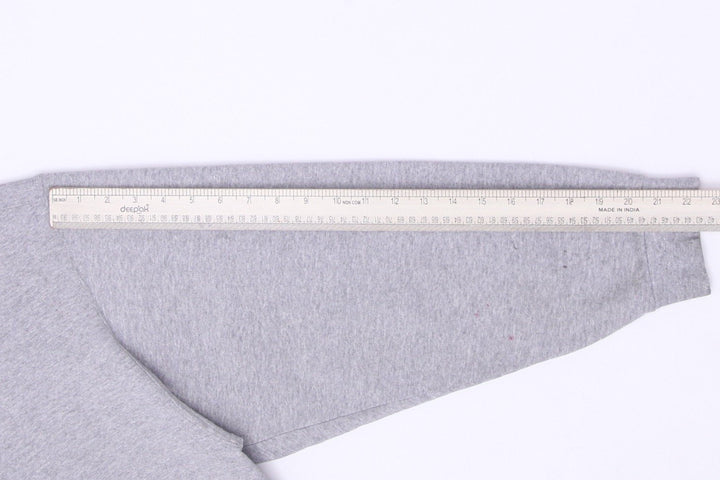 Vintage Mens Nike Sweatshirt Gray Embroidered Swoosh Logo
