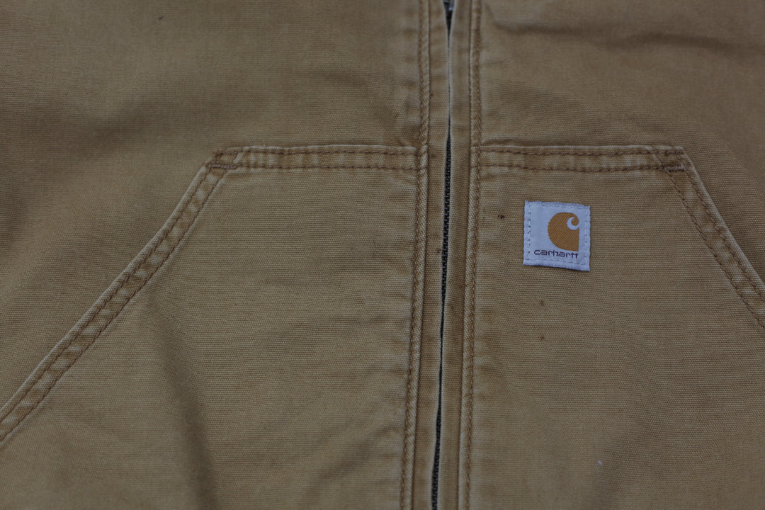 Ladies Carhartt Full Zip Mesh Lining Brown Vest