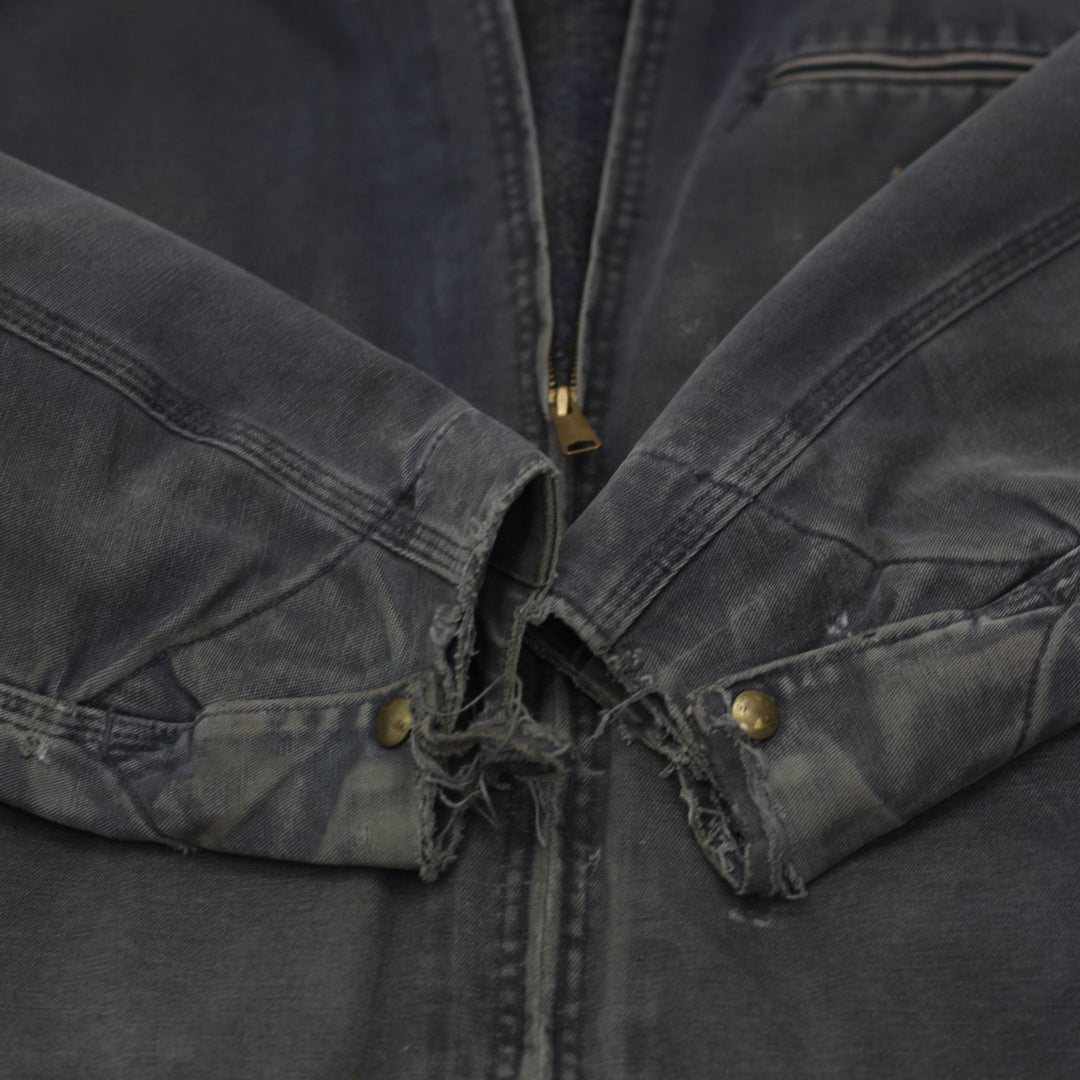 Vintage Carhartt J97 PTL Blanket Lined Detroit Distressed Slightly Distressed Workwear Jacket