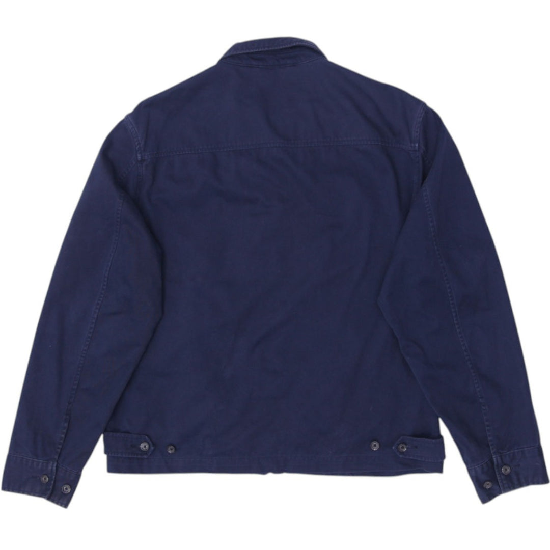 Vintage Polo By Ralph Lauren Navy Blue Full Zip Harrington Jacket L | Migration_Jackets RL Collection - Side | Fashion Rerun
