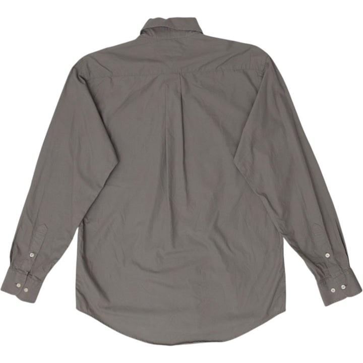 Mens Tommy Hilfiger Olive Khaki Green Button Down Long Sleeve Shirt Size S
