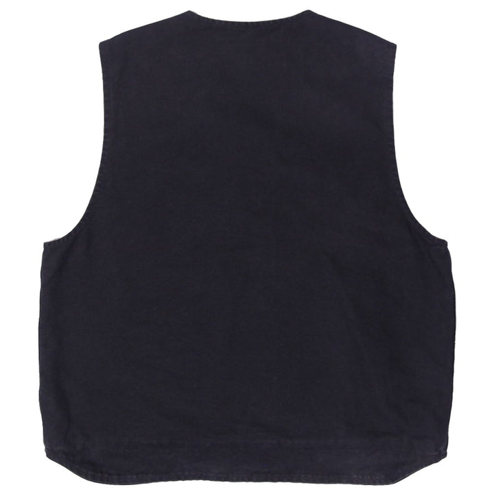 Mens Carhartt V26 BLK Fleece Lined Workwear Vest