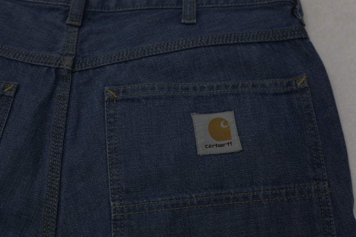 Vintage Carhartt Mens Single Knee Bermuda Denim Shorts