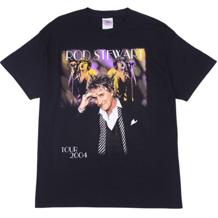 Vintage 2004 Rod Stewart Concert Tour T-Shirt Size L