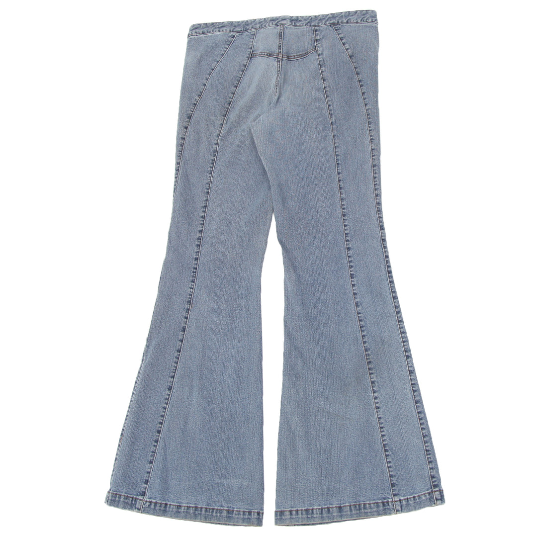 Y2K Express Lace Up Flare Jeans
