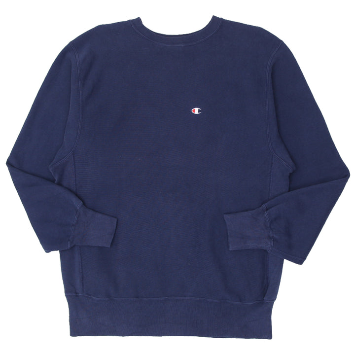 Vintage Champion Reverse Weave Navy Crewneck Sweatshirt Size XL - Fashion Rerun Vintage Migration_Sweaters