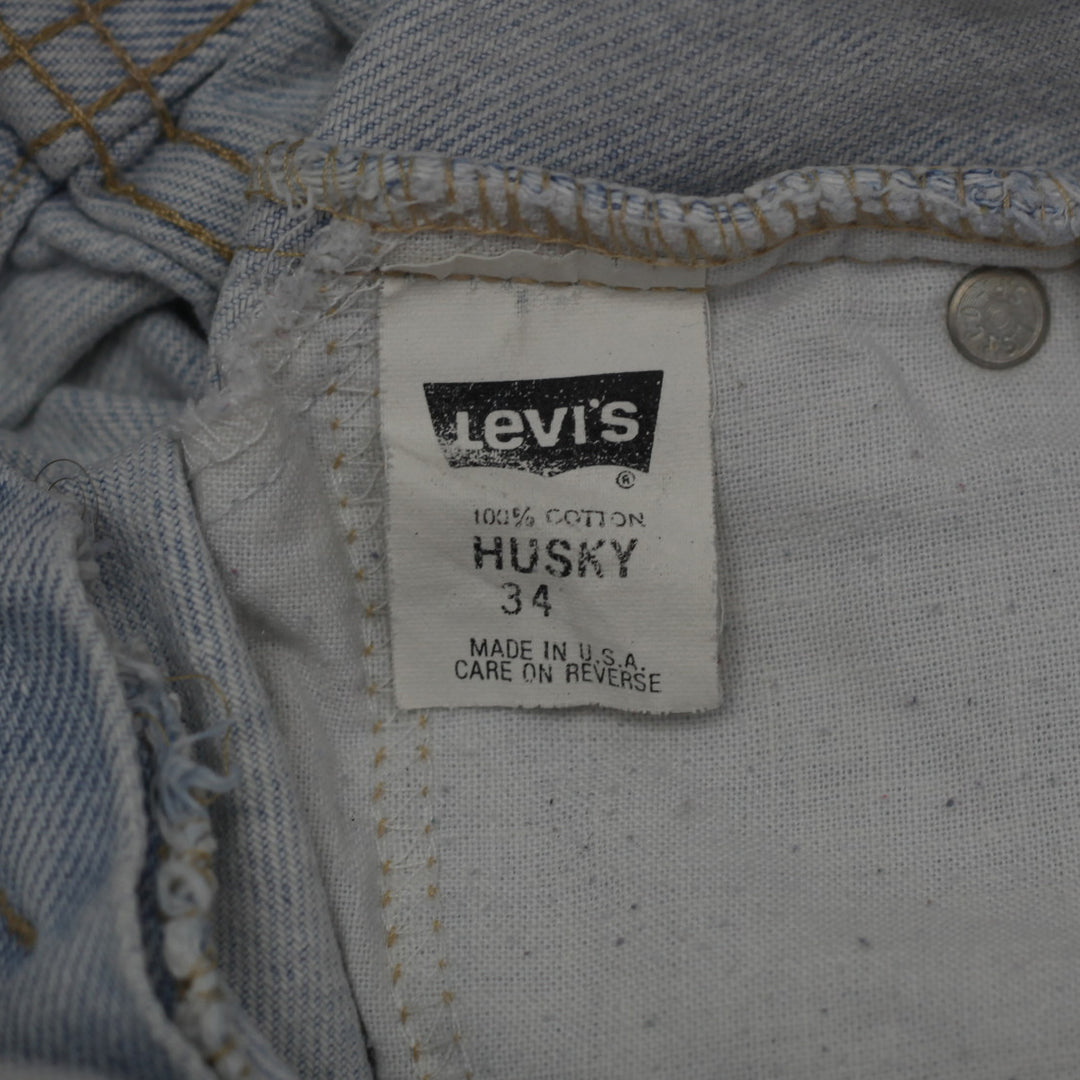 Vintage Levi Strauss 550 Orange Tab Jeans Made In USA Husky Youth - Fashion Rerun Vintage Migration_Pants