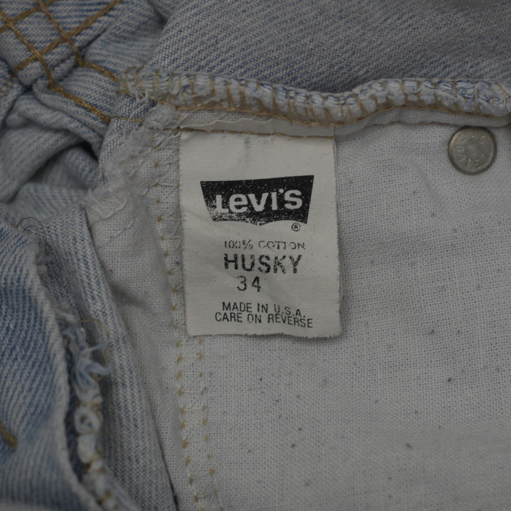 Vintage Levi Strauss 550 Orange Tab Jeans Made In USA Husky Youth - Fashion Rerun Vintage Migration_Pants