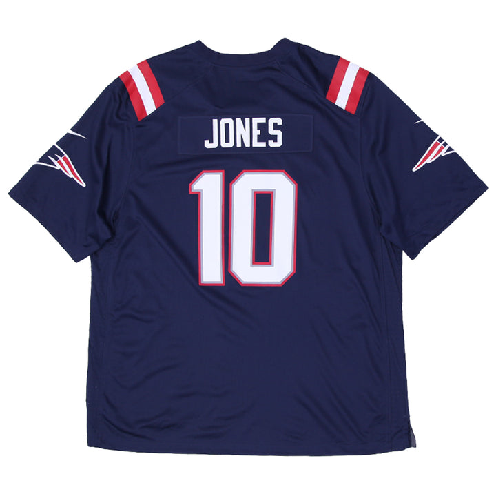 Mens Nike On Field Mens Blue New England Patriots Mac Jones 10 NFL Jersey