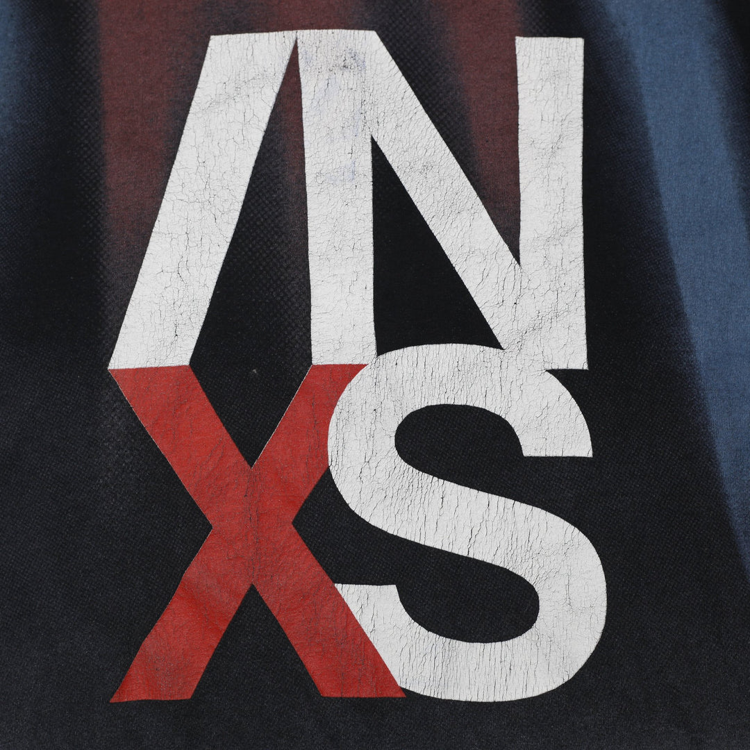 Vintage 90s Mens INXS US Tour Black Graphic Band T-Shirt Size XL | Migration_T-Shirts - Alternate View | Fashion Rerun