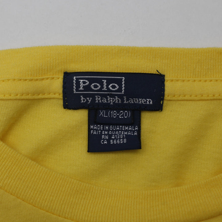 YOUTH BOYS Polo Ralph Lauren Long Sleeve T-Shirt Size XL (18-20)
