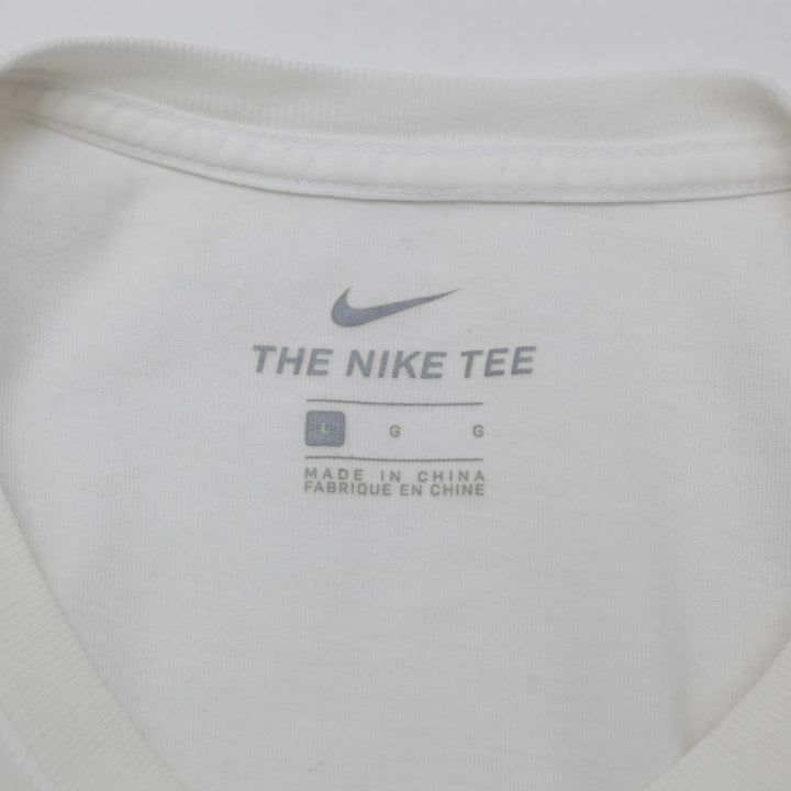 Mens Nike Air T-Shirt White Graphic Logo Tee Size L