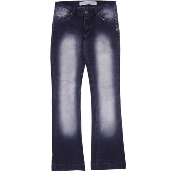 Y2K Diesel Industry Heavy Whiskered Bootcut Flare Denim Jeans Size 27