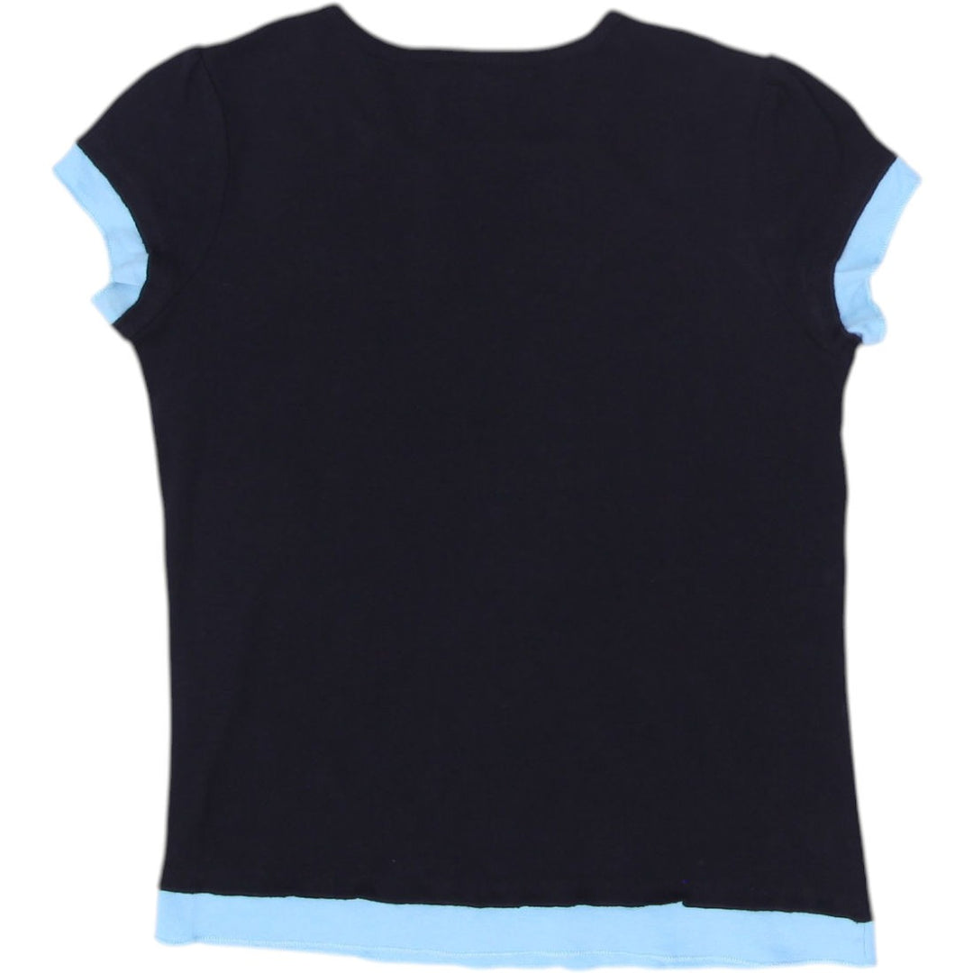 Y2K Ladies Contrast Tee Size XL | Migration_Y2K Tops - Side View | Fashion Rerun