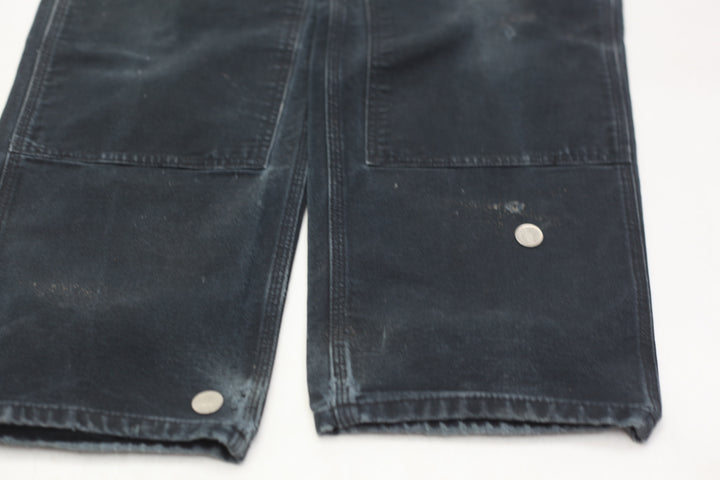 Mens Carhartt B01 BLK Dungaree Fit Double Knee Pants
