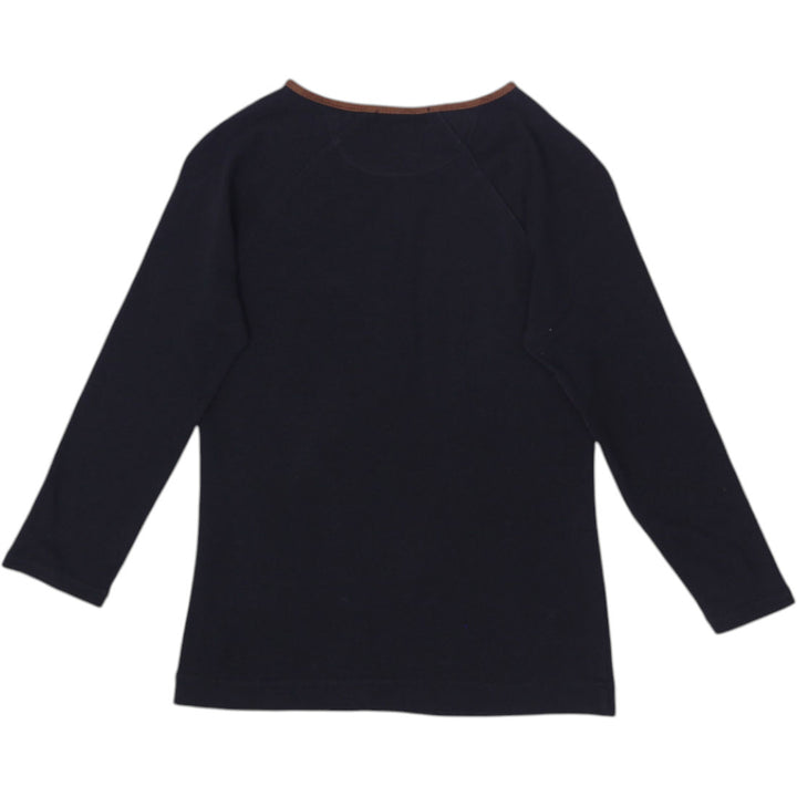 Y2K Ladies Ralph Lauren Henley Cotton Casual Top Size XS