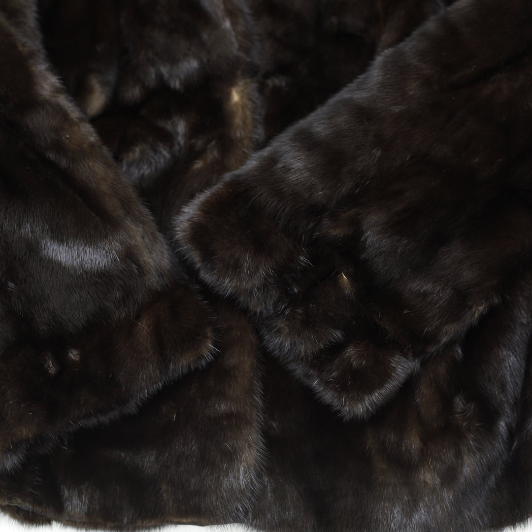 1950s Antique Fur Coat by Jordan Marsh Boston – “Amelia AG” Monogram | Original Flagship Label | Migration_Fu | Fashion Rerun