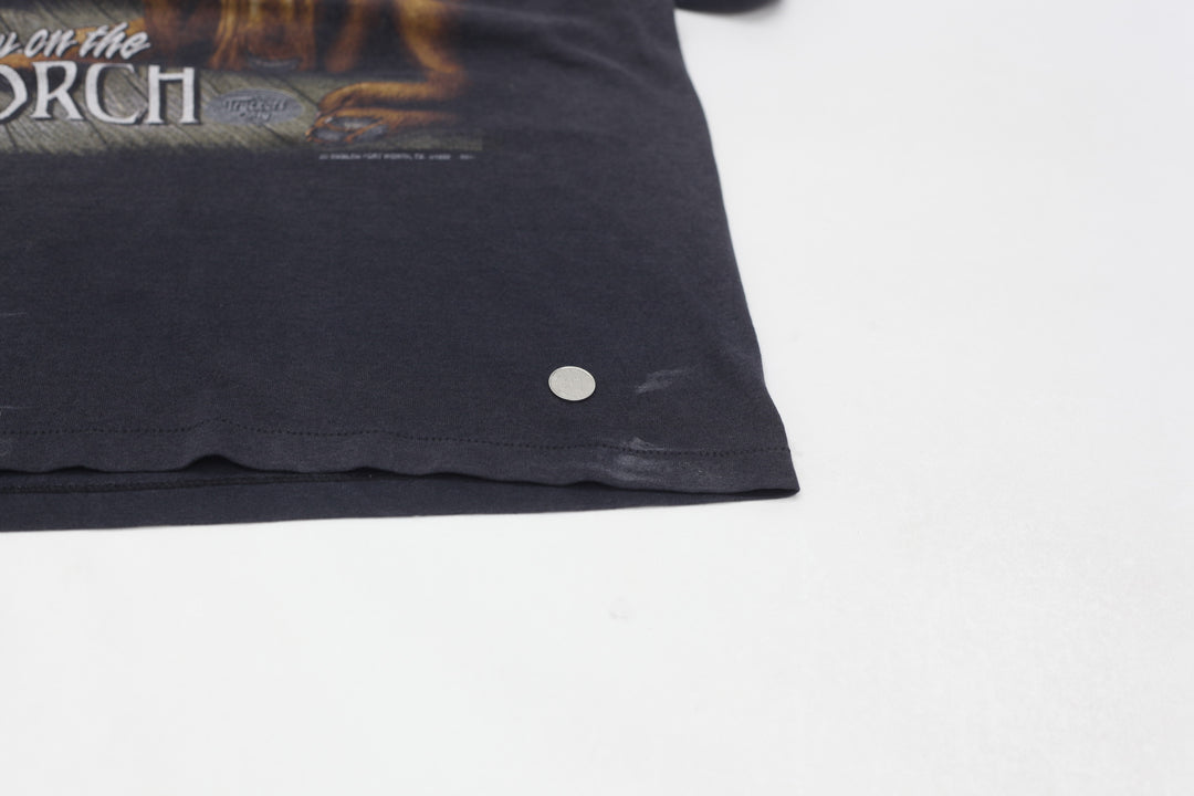 1992 Vintage 3D Emblem Big Dogs Travel Port T-Shirt Single Stitch M - Fashion Rerun Vintage Migration_T-Shirt