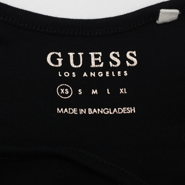 Y2K Ladies Guess Los Angeles Graphic Striped Tank Top Size XS