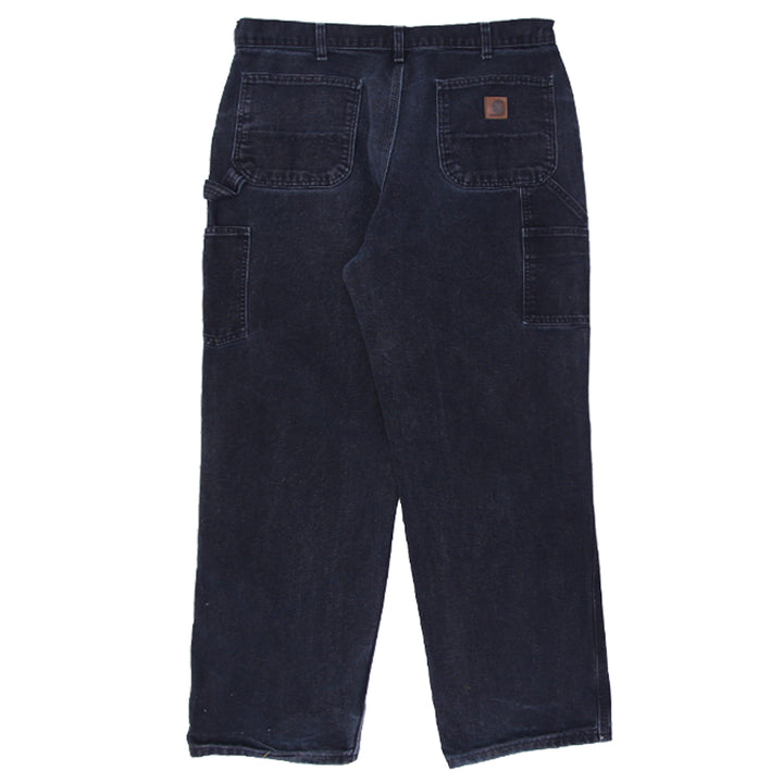 Mens Carhartt B11 BLK Original Dungaree Fit Workwear Pants