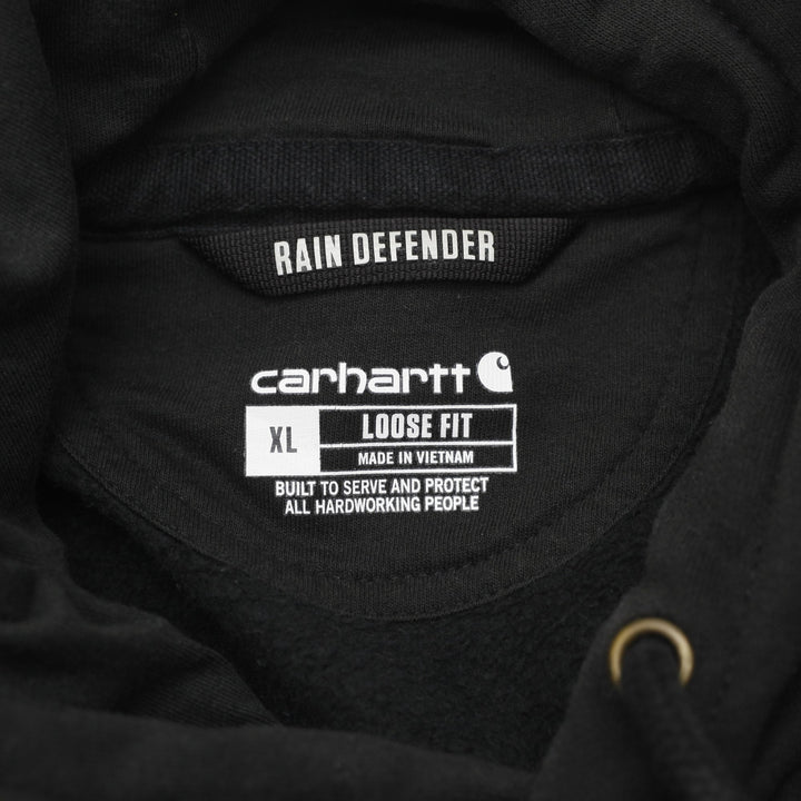 Mens Carhartt Rain Defender Loose Fit Workwear Hoodie Jacket Size XL
