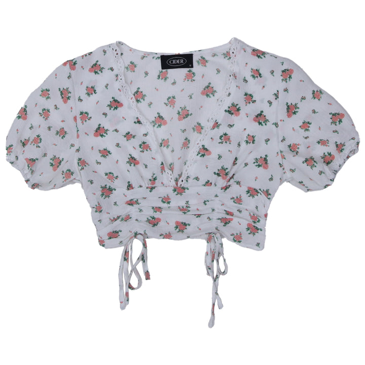 Ladies Cider Floral Crop Top