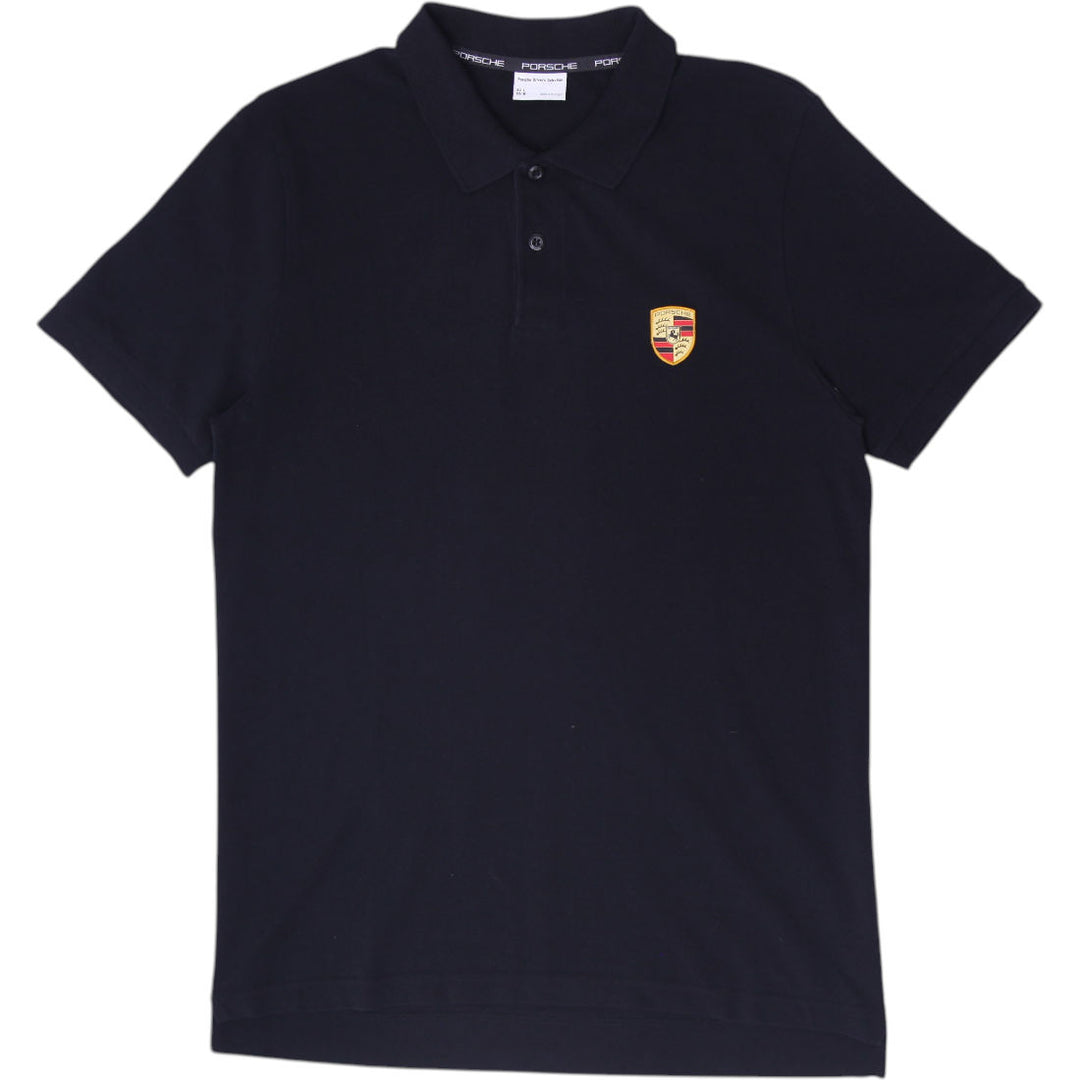 Mens Porsche Black Polo T-Shirt  Size US: M, EU: L