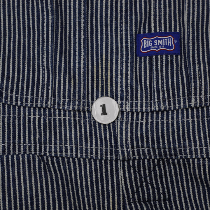 Vintage Big Smith Hickory Stripe Bib Overall Made From 100% Cotton 38 X 30 | Migration_Pants - Alternate View | Fashion Rerun