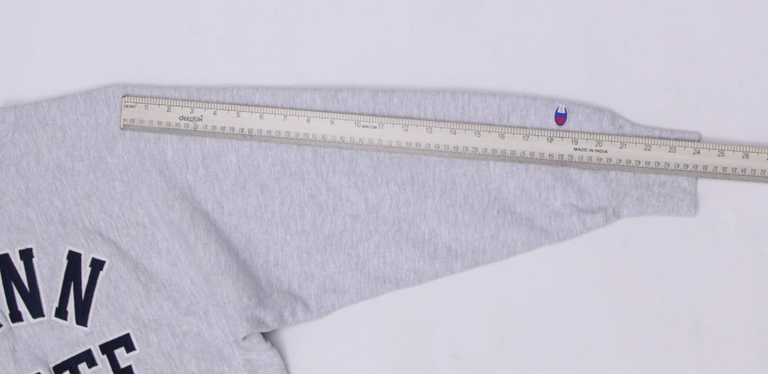 Vintage Mens Champion Reverse Weave Penn State Gray Sweatshirt College M | Migration_Sweatshirt - View 7 | Fashion Rerun