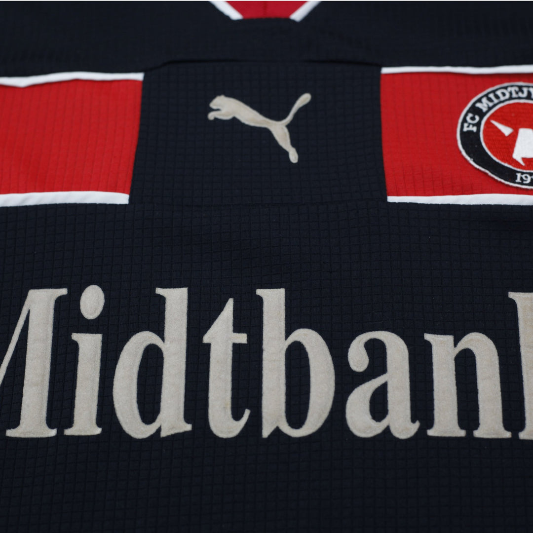 Vintage 99s-00s Puma FC Midtjylland Home Football Shirt Jersey Size L