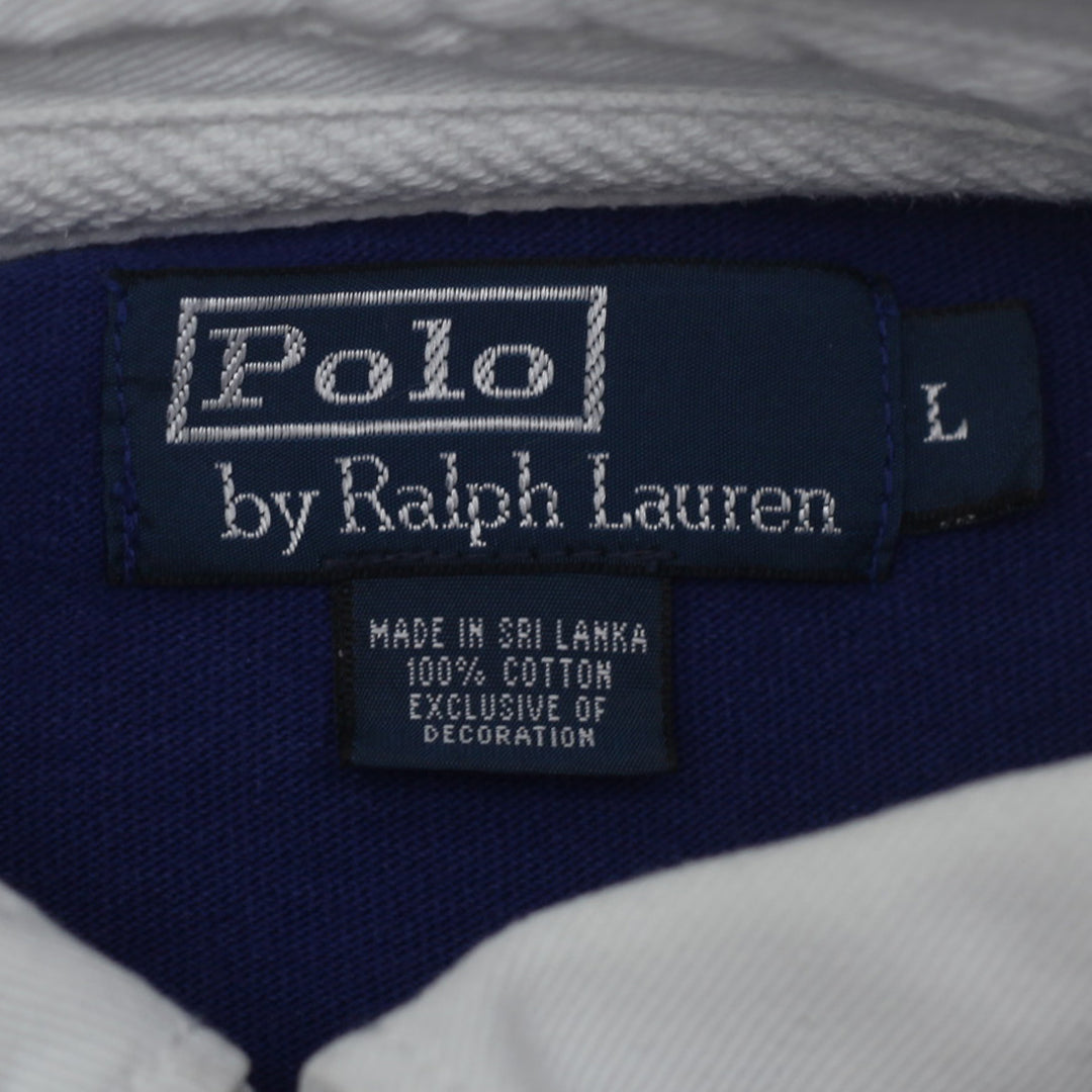 Vintage Polo Ralph Lauren Racing Stables Rugby Shirt - Fashion Rerun Vintage Migration_T-Shirt