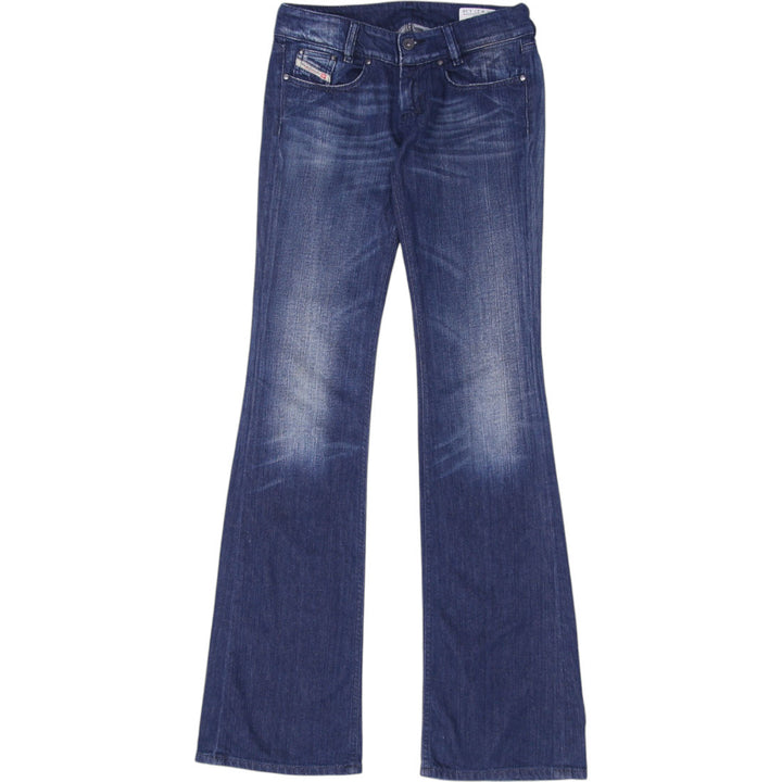 Y2K Ladies Diesel Louvely Stretch Blue Flare Denim Jeans Stretch
